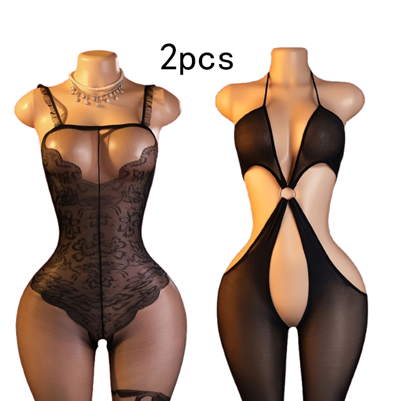 Lingerie - Set 2 potong – Bodysuit berbahan