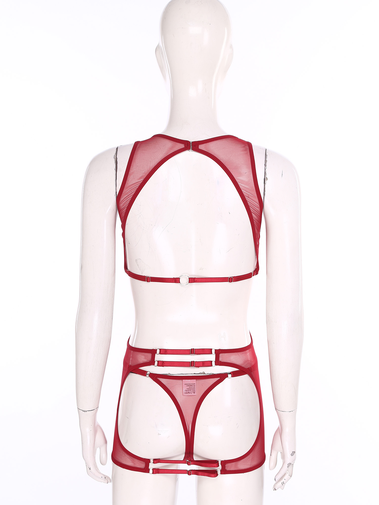 Gaun Mini Wanita Seksi Bahan M - Sexy Mesh Sheer Bodycon Dress ulasan dan harga