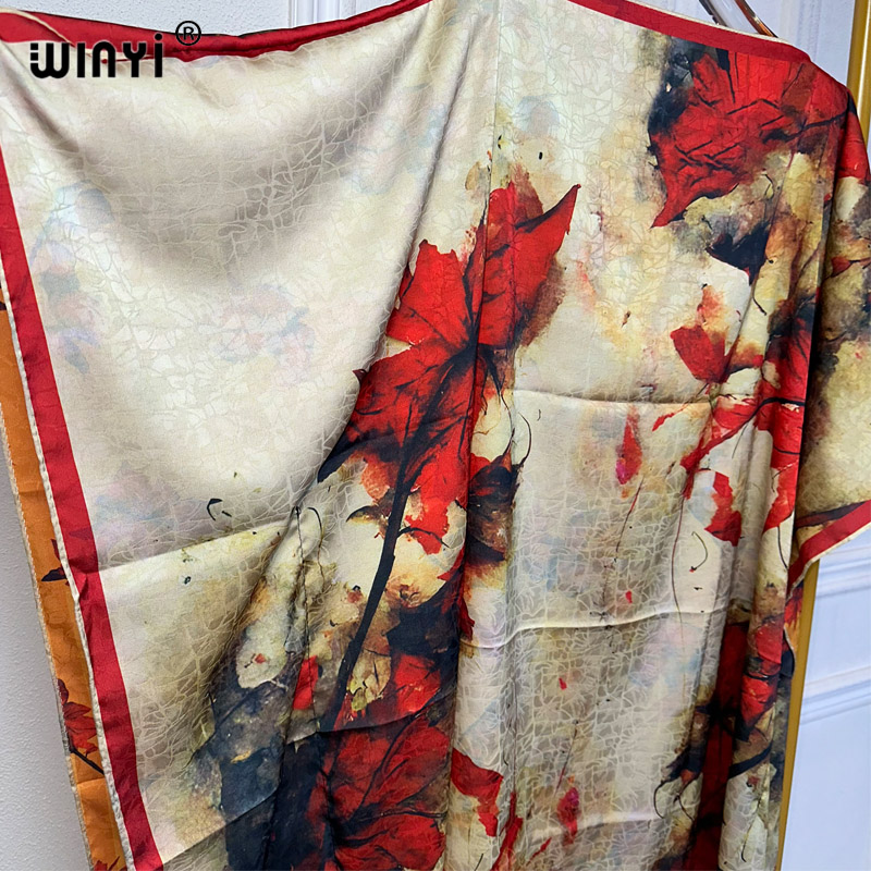 WINYI gaun pantai kualitas tin - Boho Summer Beach Maxi Dress ulasan dan harga